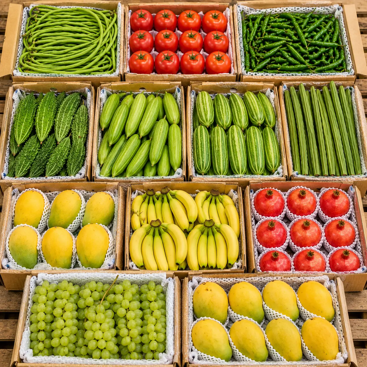 aahan agro fresh Export Premium Quality Vegetables And Fruits Globally